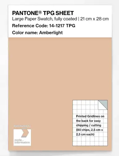 PANTONE® TPG SHEET 14-1217 TPG Amberlight