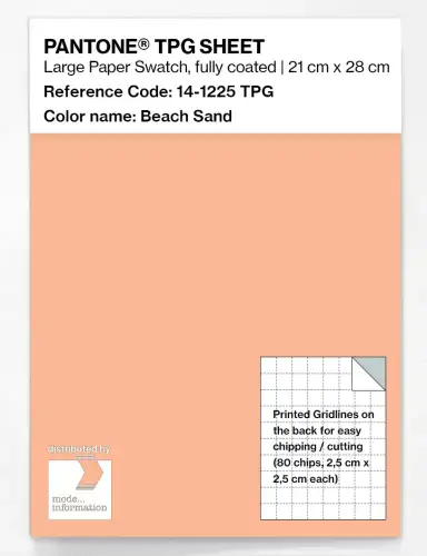PANTONE® TPG SHEET 14-1225 TPG Beach Sand