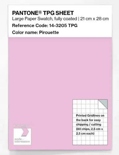 PANTONE® TPG SHEET 14-3205 TPG Pirouette