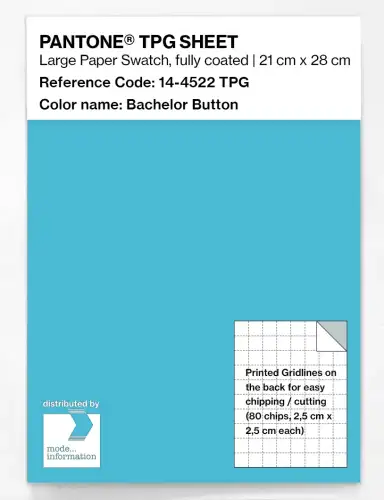PANTONE® TPG SHEET 14-4522 TPG Bachelor Button