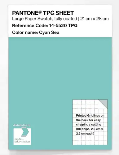 Artikelbild des Artikels “PANTONE® TPG SHEET 14-5520 TPG Cyan Sea “