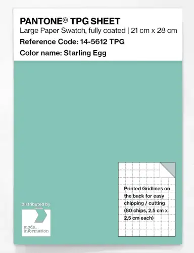 PANTONE® TPG SHEET 14-5612 TPG Starling Egg