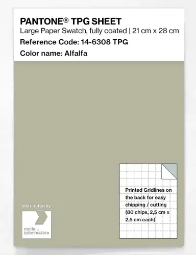 PANTONE® TPG SHEET 14-6308 TPG Alfalfa