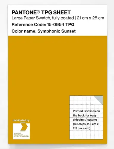 PANTONE® TPG SHEET 15-0954 TPG Symphonic Sunset