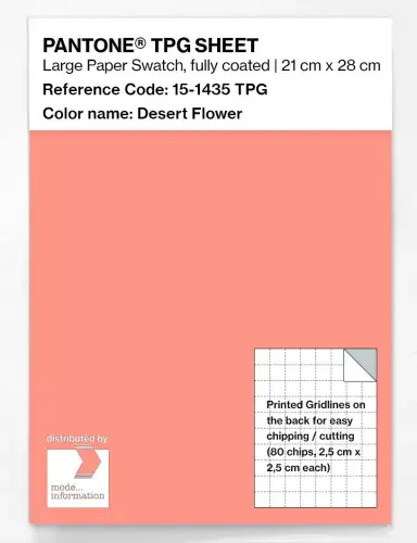 PANTONE® TPG SHEET 15-1435 TPG Desert Flower