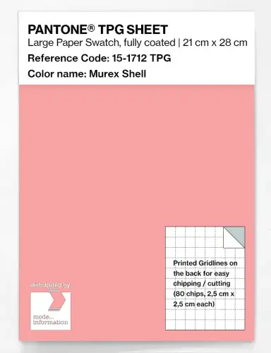 Artikelbild des Artikels “PANTONE® TPG SHEET 15-1712 TPG Murex Shell “