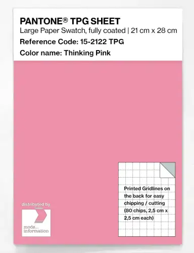 PANTONE® TPG SHEET 15-2122 TPG Thinking Pink
