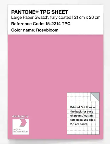 PANTONE® TPG SHEET 15-2214 TPG Rosebloom