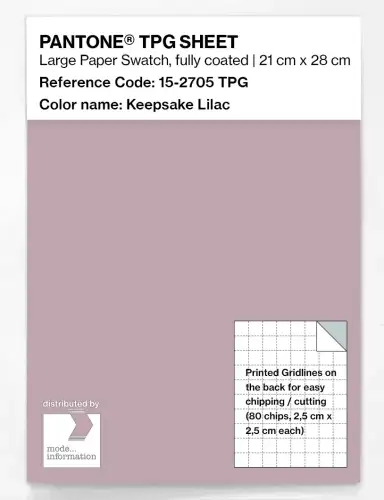 PANTONE® TPG SHEET 15-2705 TPG Keepsake Lilac