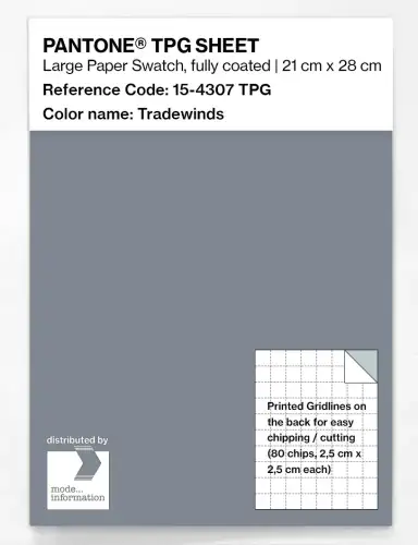 PANTONE® TPG SHEET 15-4307 TPG Tradewinds