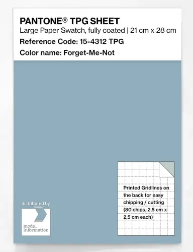 PANTONE® TPG SHEET 15-4312 TPG Forget-Me-Not