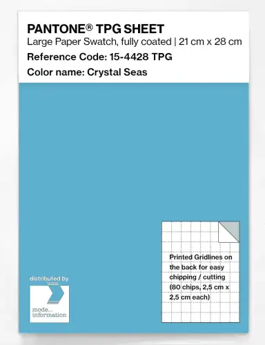 PANTONE® TPG SHEET 15-4428 TPG Crystal Seas