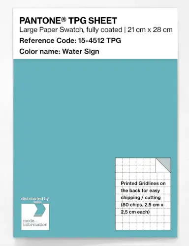 PANTONE® TPG SHEET 15-4512 TPG Water Sign