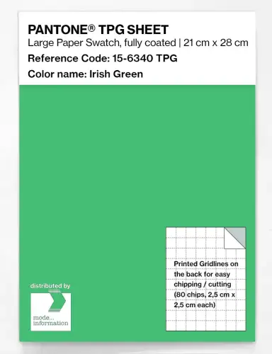 PANTONE® TPG SHEET 15-6340 TPG Irish Green