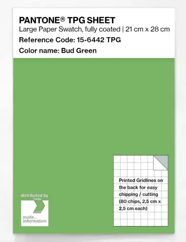 PANTONE® TPG SHEET 15-6442 TPG Bud Green