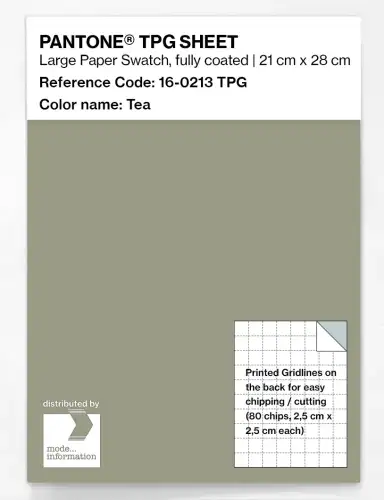 PANTONE® TPG SHEET 16-0213 TPG Tea