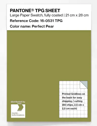 PANTONE® TPG SHEET 16-0531 TPG Perfect Pear
