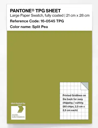 PANTONE® TPG SHEET 16-0545 TPG Split Pea