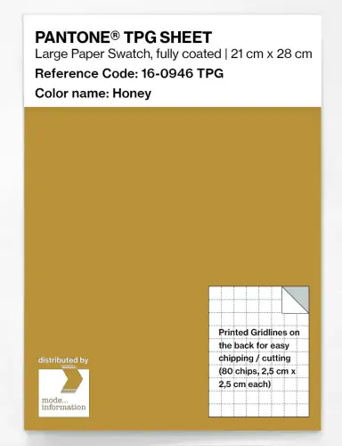 PANTONE® TPG SHEET 16-0946 TPG Honey
