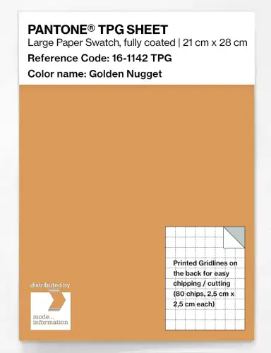 PANTONE® TPG SHEET 16-1142 TPG Golden Nugget