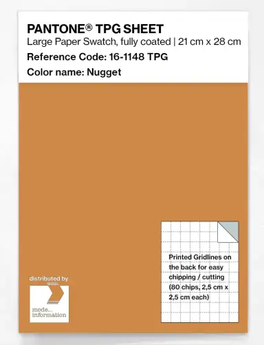 PANTONE® TPG SHEET 16-1148 TPG Nugget