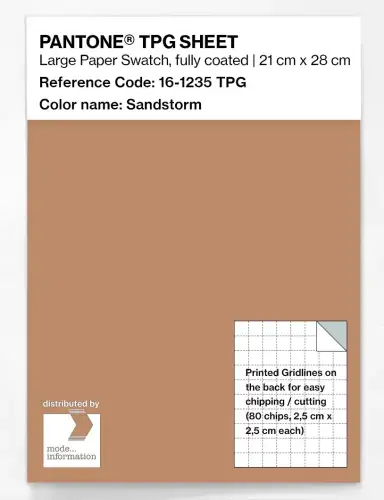 PANTONE® TPG SHEET 16-1235 TPG Sandstorm