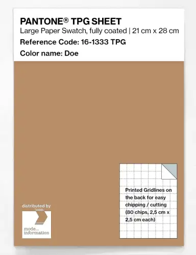 PANTONE® TPG SHEET 16-1333 TPG Doe