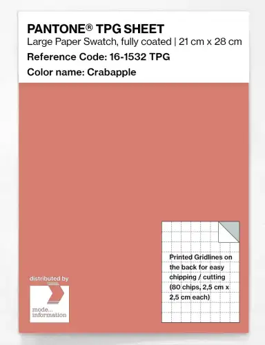 PANTONE® TPG SHEET 16-1532 TPG Crabapple