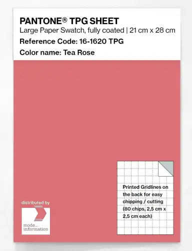 PANTONE® TPG SHEET 16-1620 TPG Tea Rose