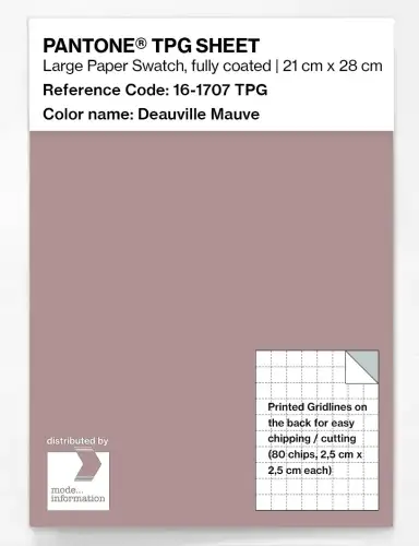 PANTONE® TPG SHEET 16-1707 TPG Deauville Mauve