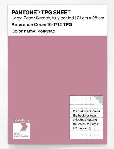 PANTONE® TPG SHEET 16-1712 TPG Polignac