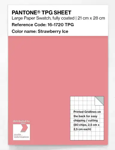 PANTONE® TPG SHEET 16-1720 TPG Strawberry Ice