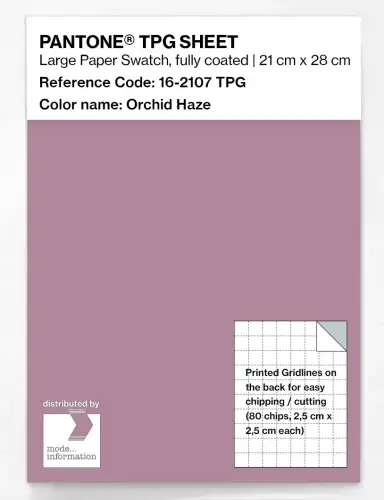 PANTONE® TPG SHEET 16-2107 TPG Orchid Haze