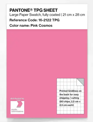PANTONE® TPG SHEET 16-2122 TPG Pink Cosmos