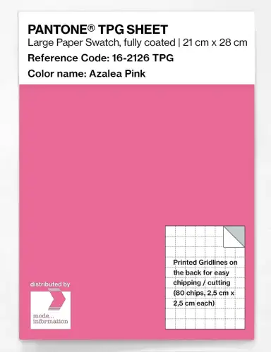 PANTONE® TPG SHEET 16-2126 TPG Azalea Pink