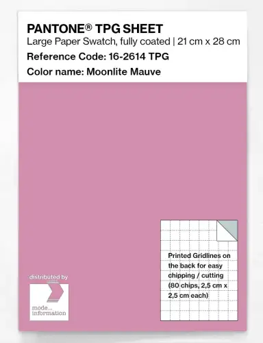 PANTONE® TPG SHEET 16-2614 TPG Moonlite Mauve