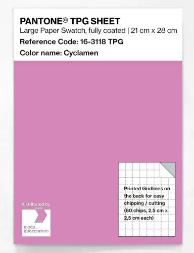 PANTONE® TPG SHEET 16-3118 TPG Cyclamen