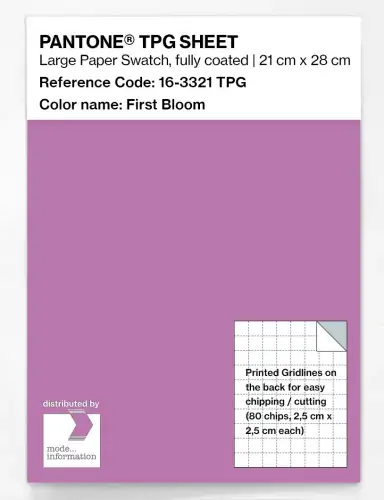 PANTONE® TPG SHEET 16-3321 TPG First Bloom