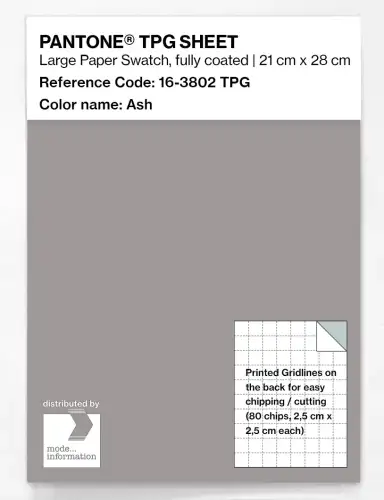 PANTONE® TPG SHEET 16-3802 TPG Ash