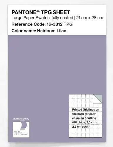 PANTONE® TPG SHEET 16-3812 TPG Heirloom Lilac