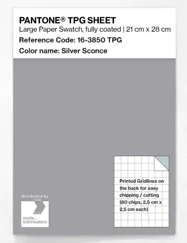 PANTONE® TPG SHEET 16-3850 TPG Silver Sconce
