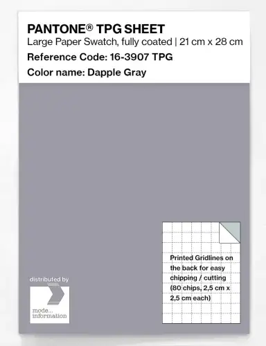PANTONE® TPG SHEET 16-3907 TPG Dapple Gray