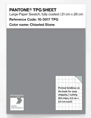 PANTONE® TPG SHEET 16-3917 TPG Chiseled Stone
