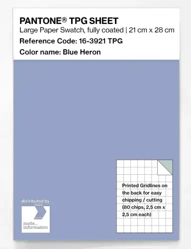 PANTONE® TPG SHEET 16-3921 TPG Blue Heron