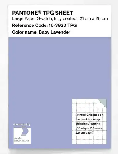 PANTONE® TPG SHEET 16-3923 TPG Baby Lavender