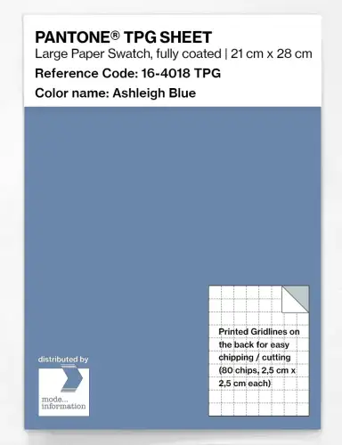 PANTONE® TPG SHEET 16-4018 TPG Ashleigh Blue