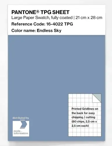 PANTONE® TPG SHEET 16-4022 TPG Endless Sky
