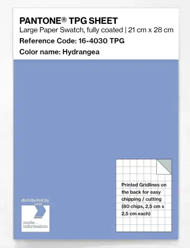 PANTONE® TPG SHEET 16-4030 TPG Hydrangea