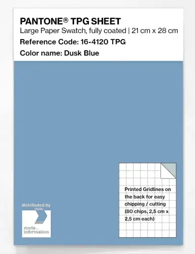 PANTONE® TPG SHEET 16-4120 TPG Dusk Blue