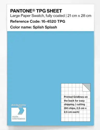 PANTONE® TPG SHEET 16-4520 TPG Splish Splash